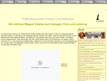 Tablet Screenshot of magyarvizsla-online.de